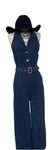 ‘’ALAZAN’’ DENIM ROMPER