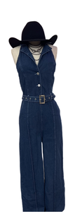 ‘’ALAZAN’’ DENIM ROMPER