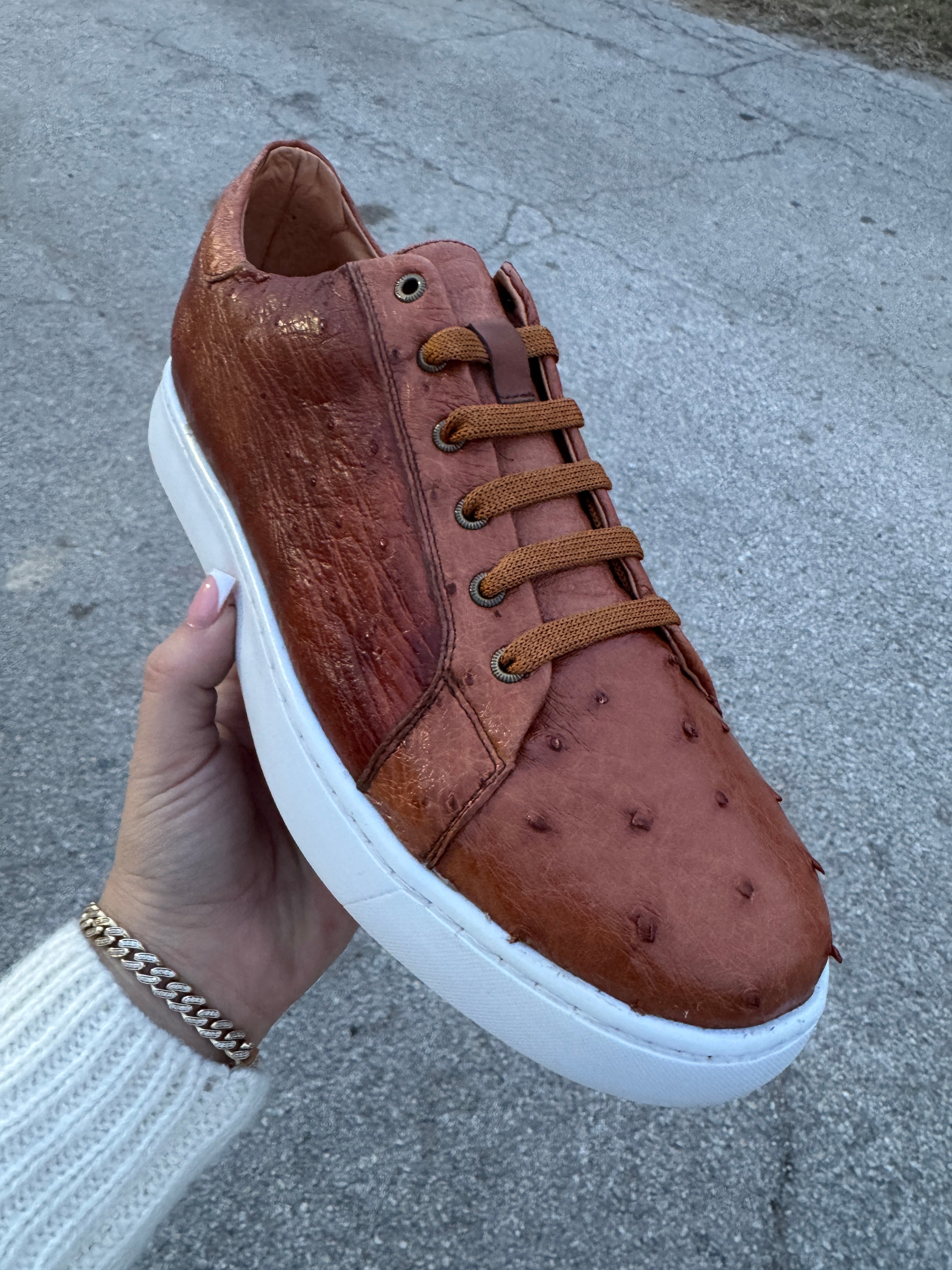 BELICO ORIGINAL OSTICH COGNAC