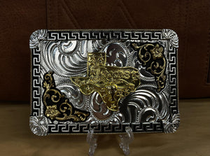 ‘CODY’ TEXAS LONGHORN BUCKLE