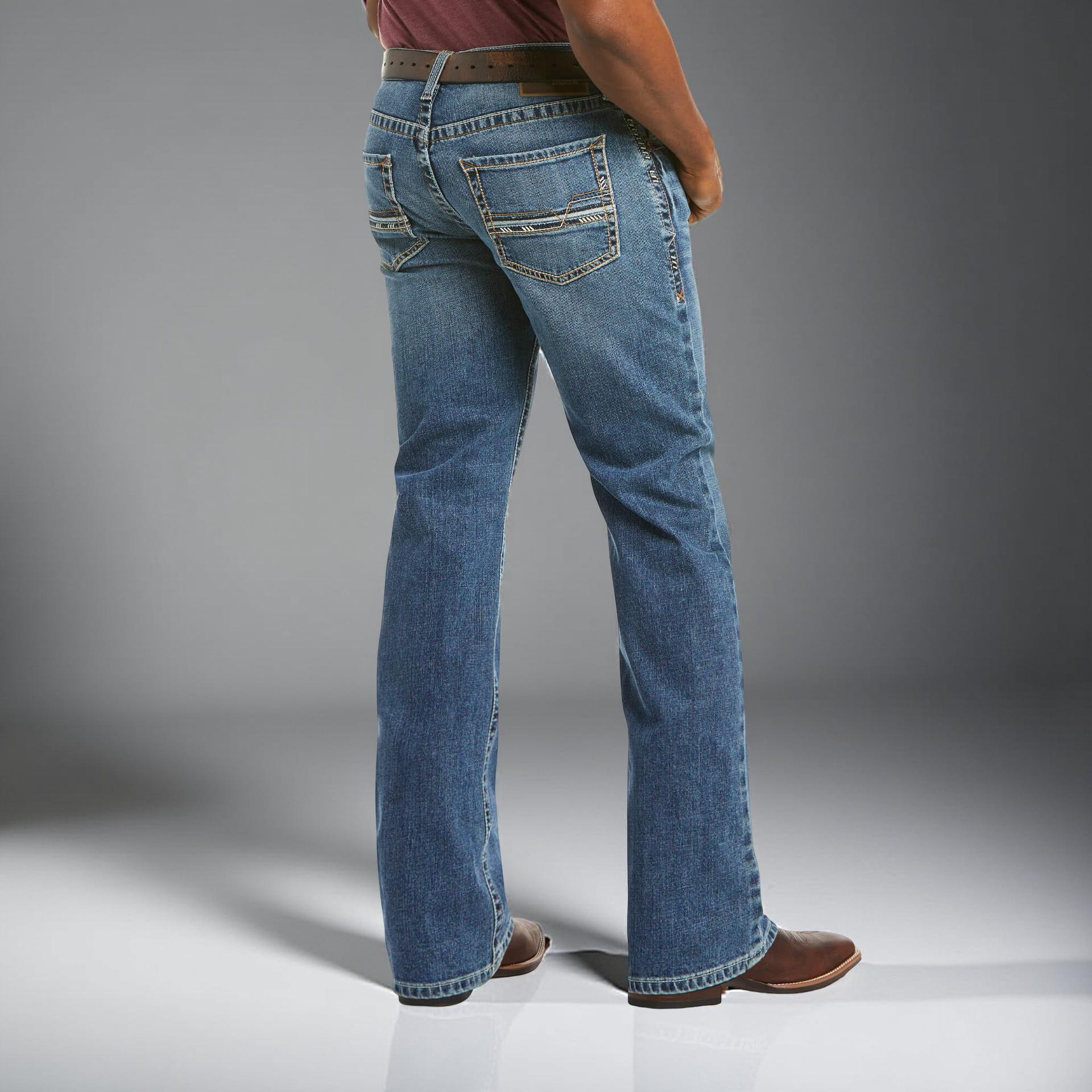 ARIAT JEAN STRAIGHT LEG | M5 Slim Stretch Stackable LIGHT WASH JEANS (10021879) M5