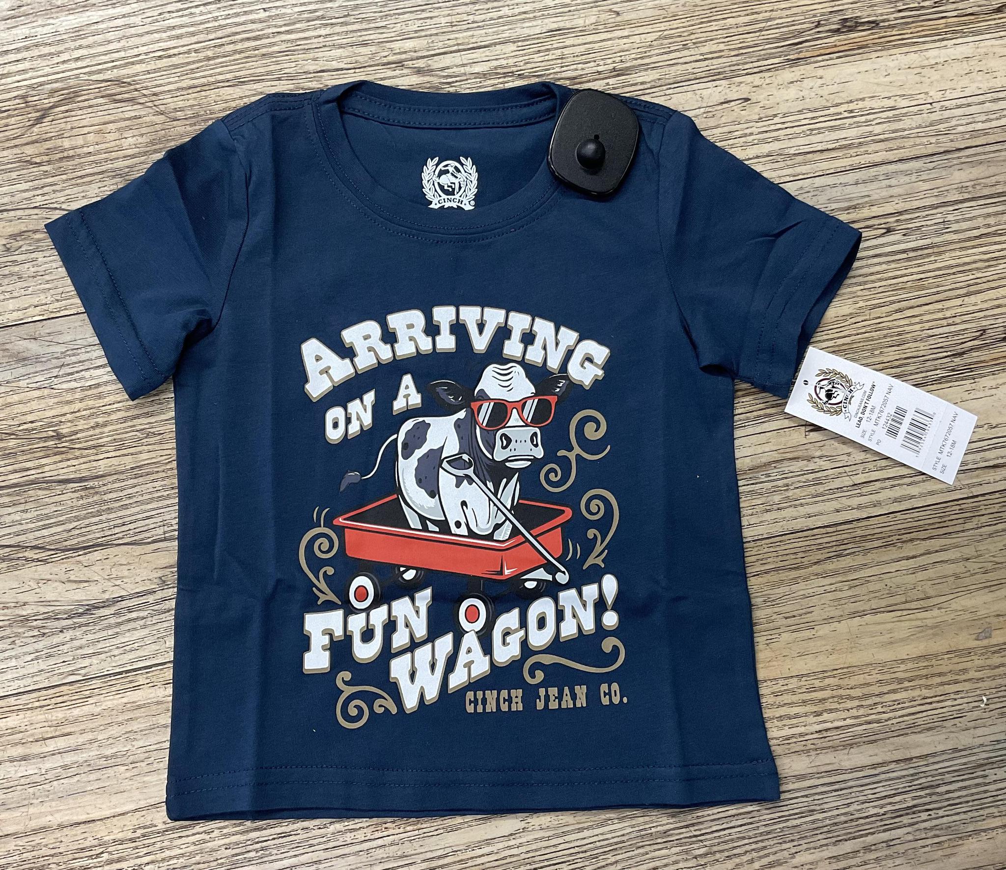 Cinch infant boys short sleeve navy tee | MTK7672057