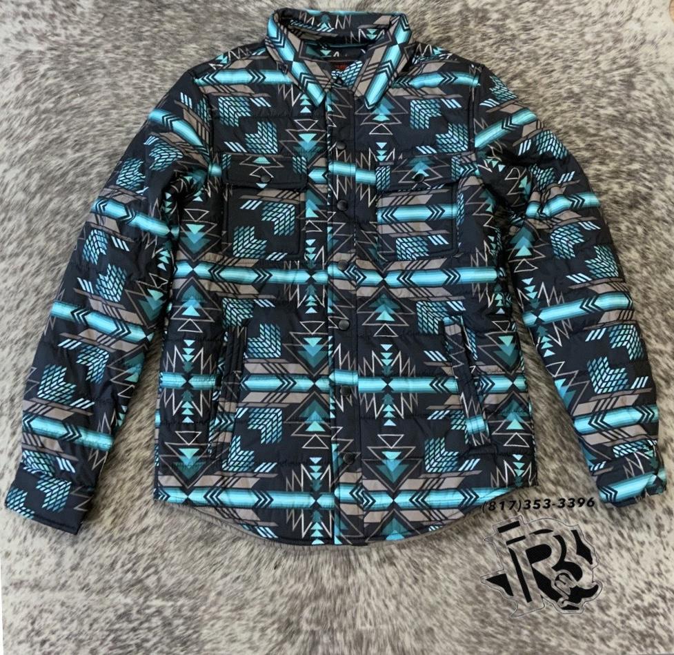 MENS AZTEC LIGHT  QUILTED JACKET TAUPE | BM92C01951