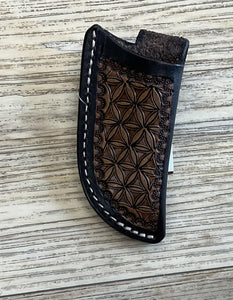 ‘’ARTHUR ’’ TOOLED KNIFE SHEATH