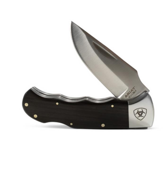 ARIAT SMOOTH BLADE BLACK SMALL  KNIVES | A710011001
