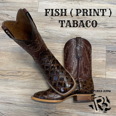 “ ADRIAN  “ | MEN WESTERN BOOTS SQUARE TOE TABACO