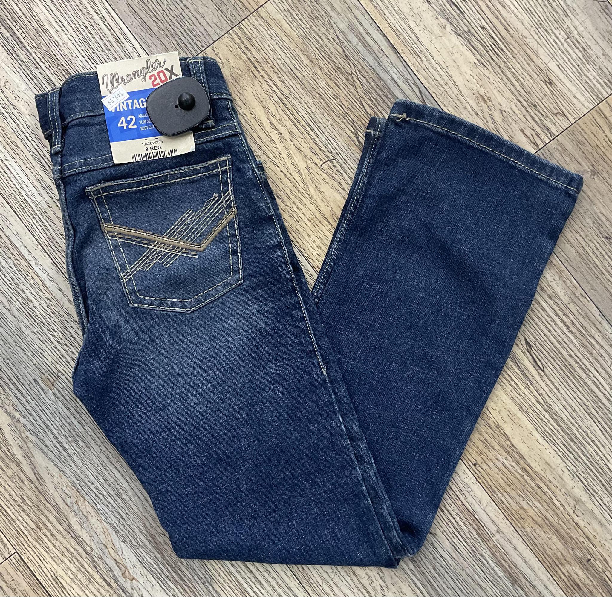 KID'S WRANGLER VINTAGE BOOT CUT JEANS (1042BWXEY)