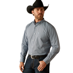 MENS ARIAT CRUZ LONG SLEEVE LIGHT BLUE SHIRT | 10054084