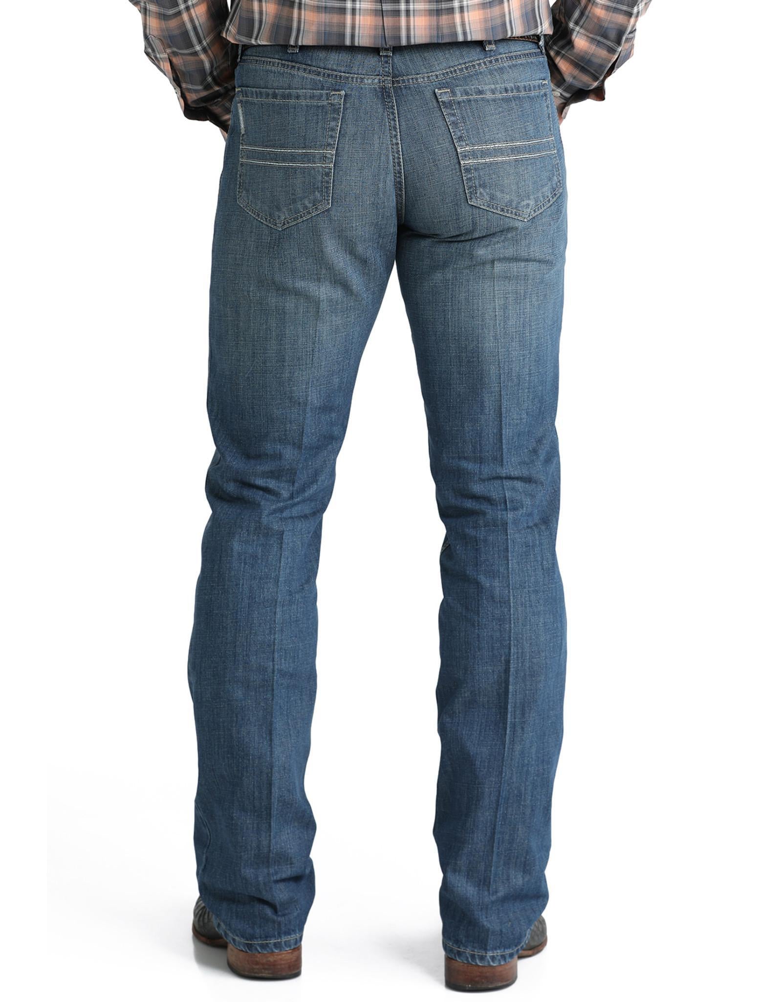 Cinch Men's Silver Label Mid Rise Slim Fit Straight Leg Jeans | MB98034024