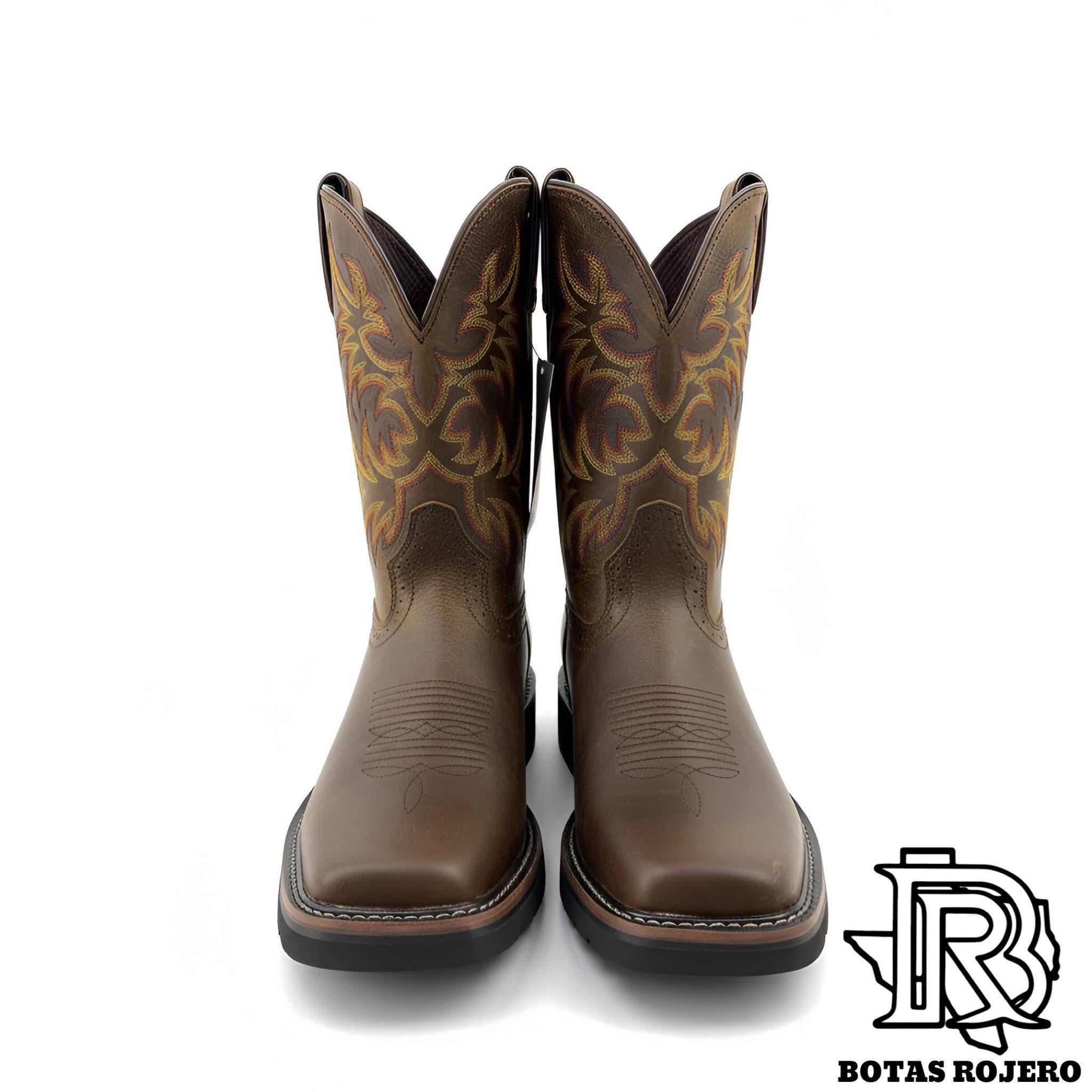 NO STEEL TOE JUSTIN MENS DRILLER 11" DARK BROWN  WORK BOOT | SE4681