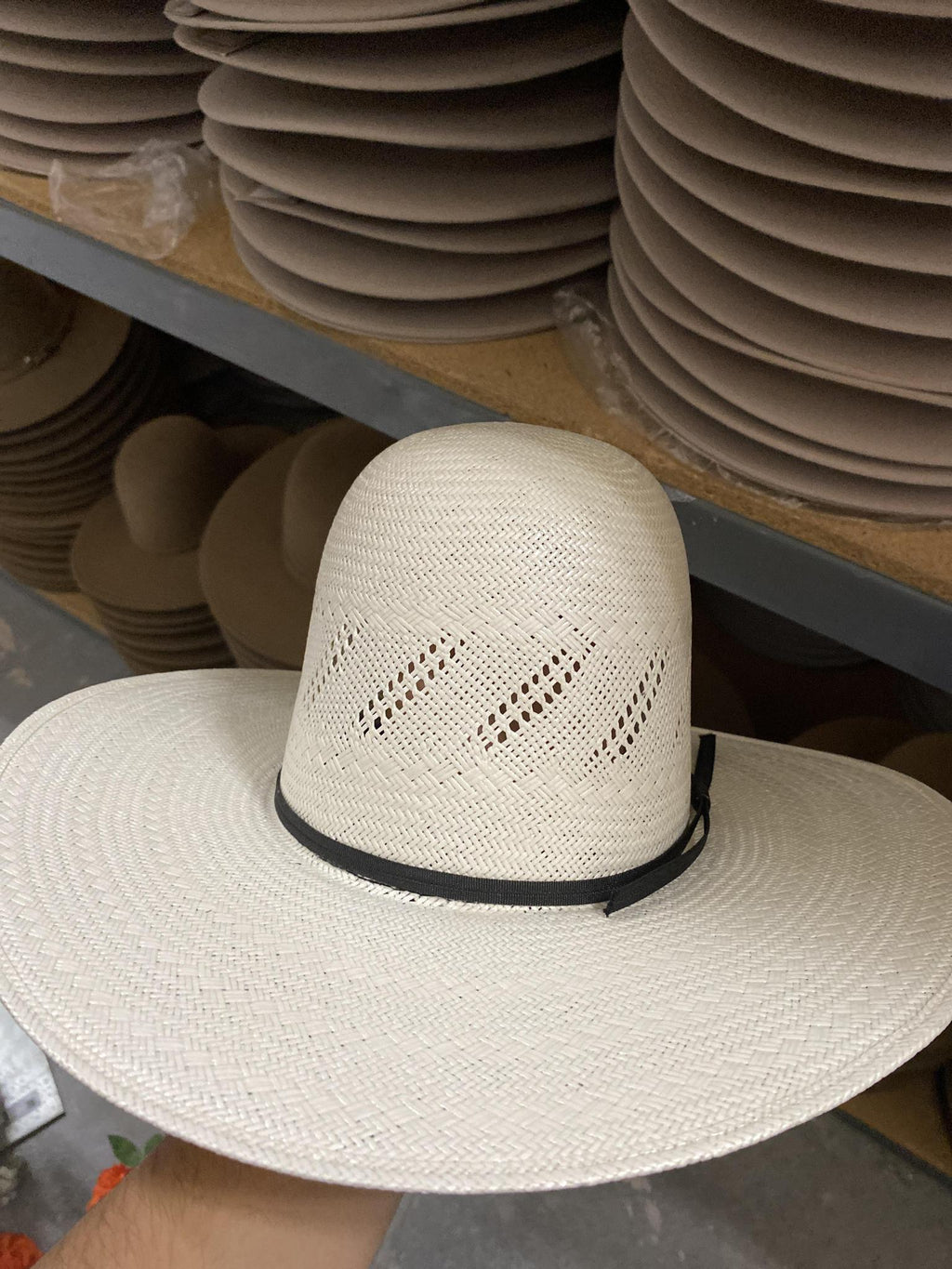 “ OUTLAW WIND JR “ | IRON SPUR ™️ KIDS WESTERN STRAW HAT OPEN CROWN #5