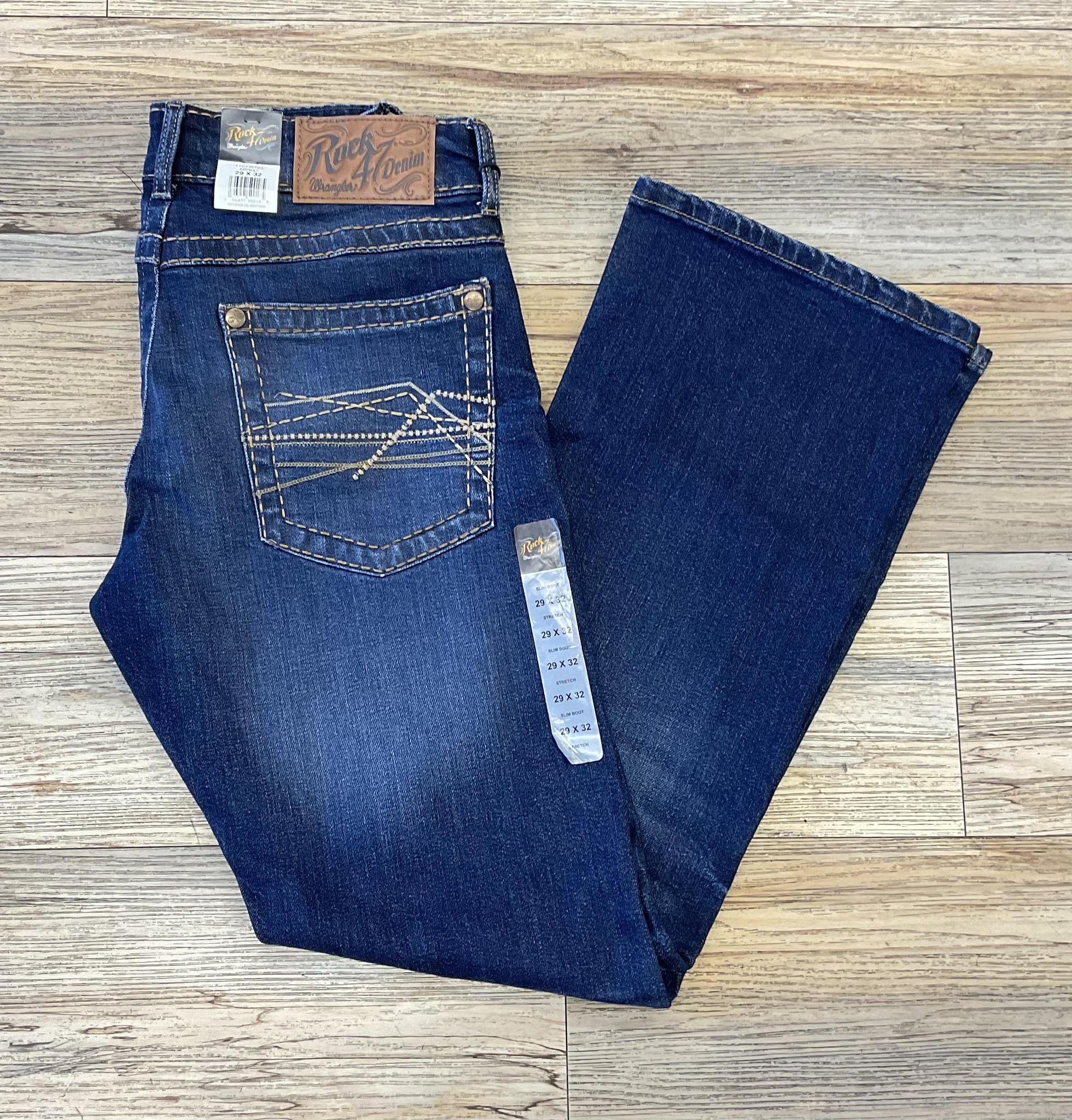 WRANGLER ROCK 47 MENS SLIM BOOT JEAN | 112336785