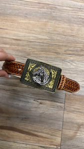 Kids Gold Horse Buckle