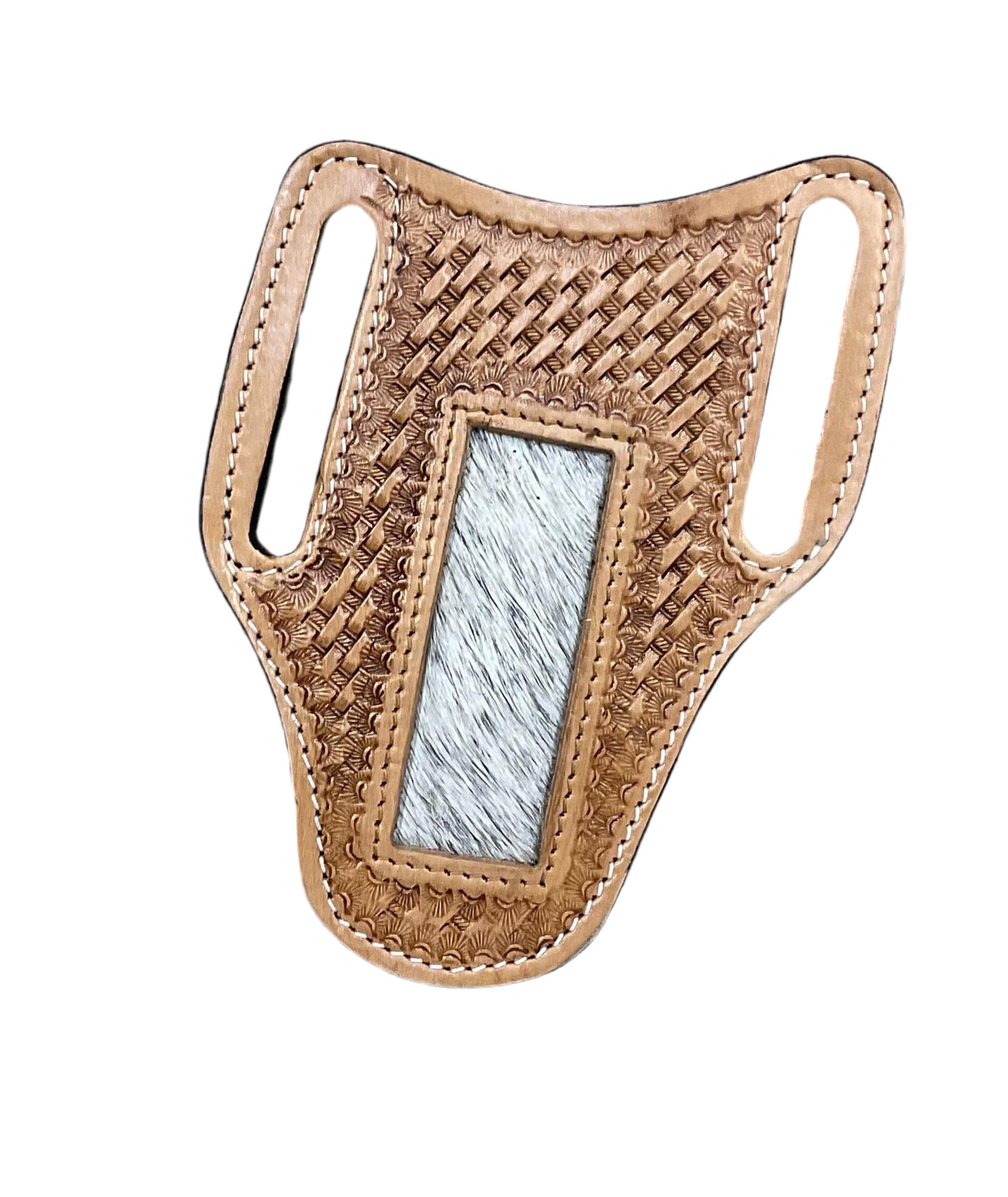 “ PAUL “ |  KNIFE SHEATH WESTERN TOOLED LEATHER| IRON SPUR