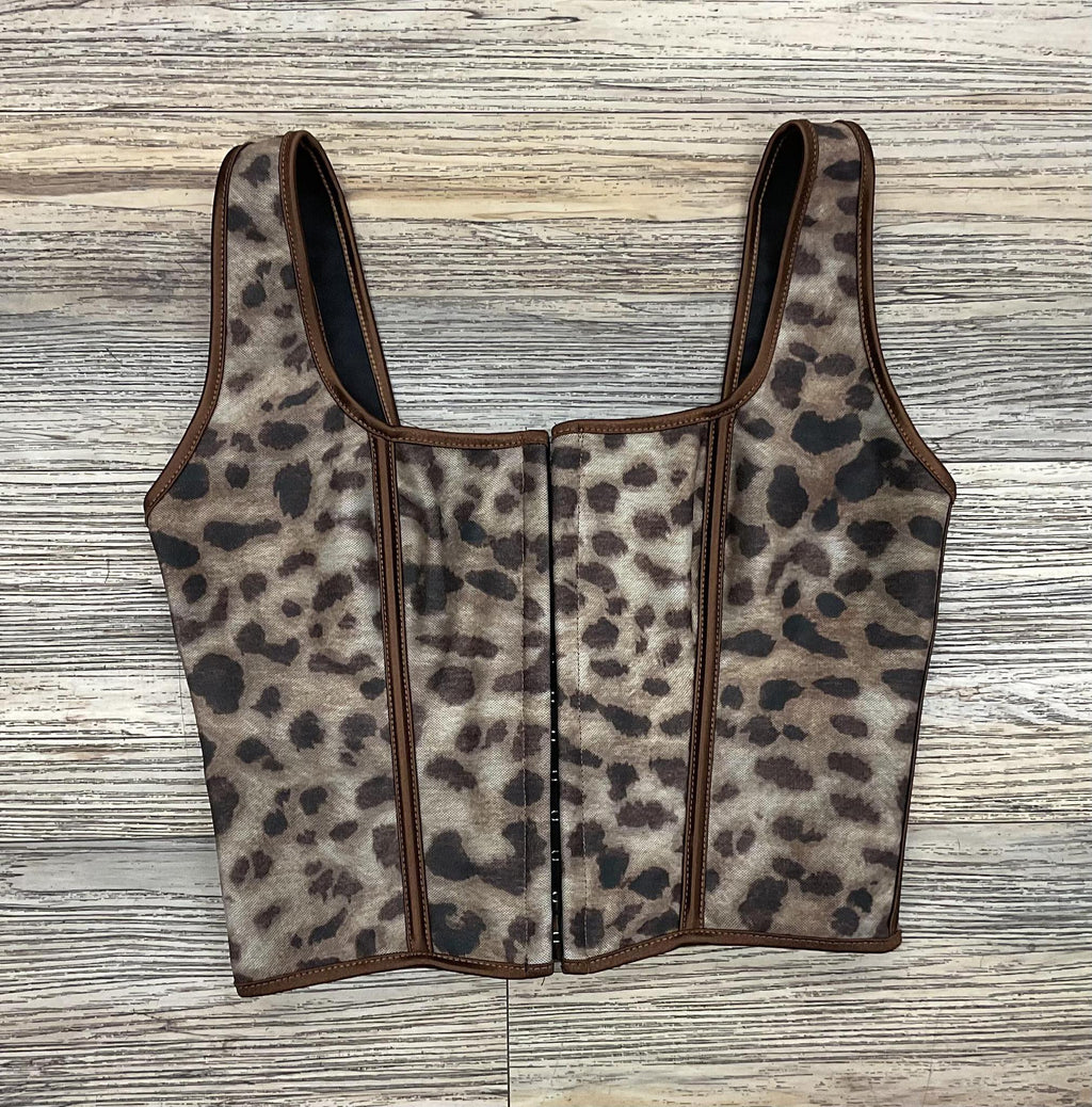 ‘’WENDY’’ LEOPARD CORSET