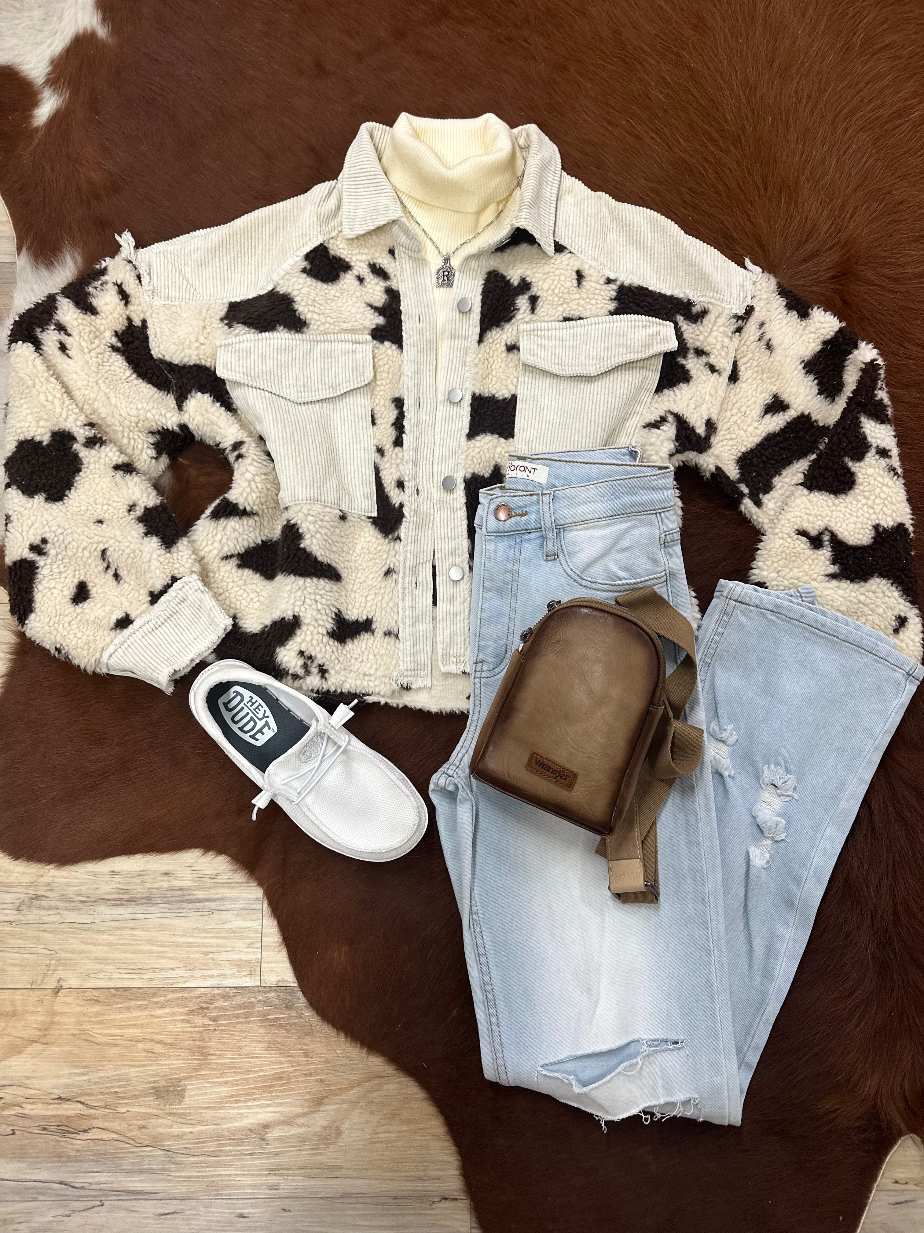 COW PRINT JACKET
