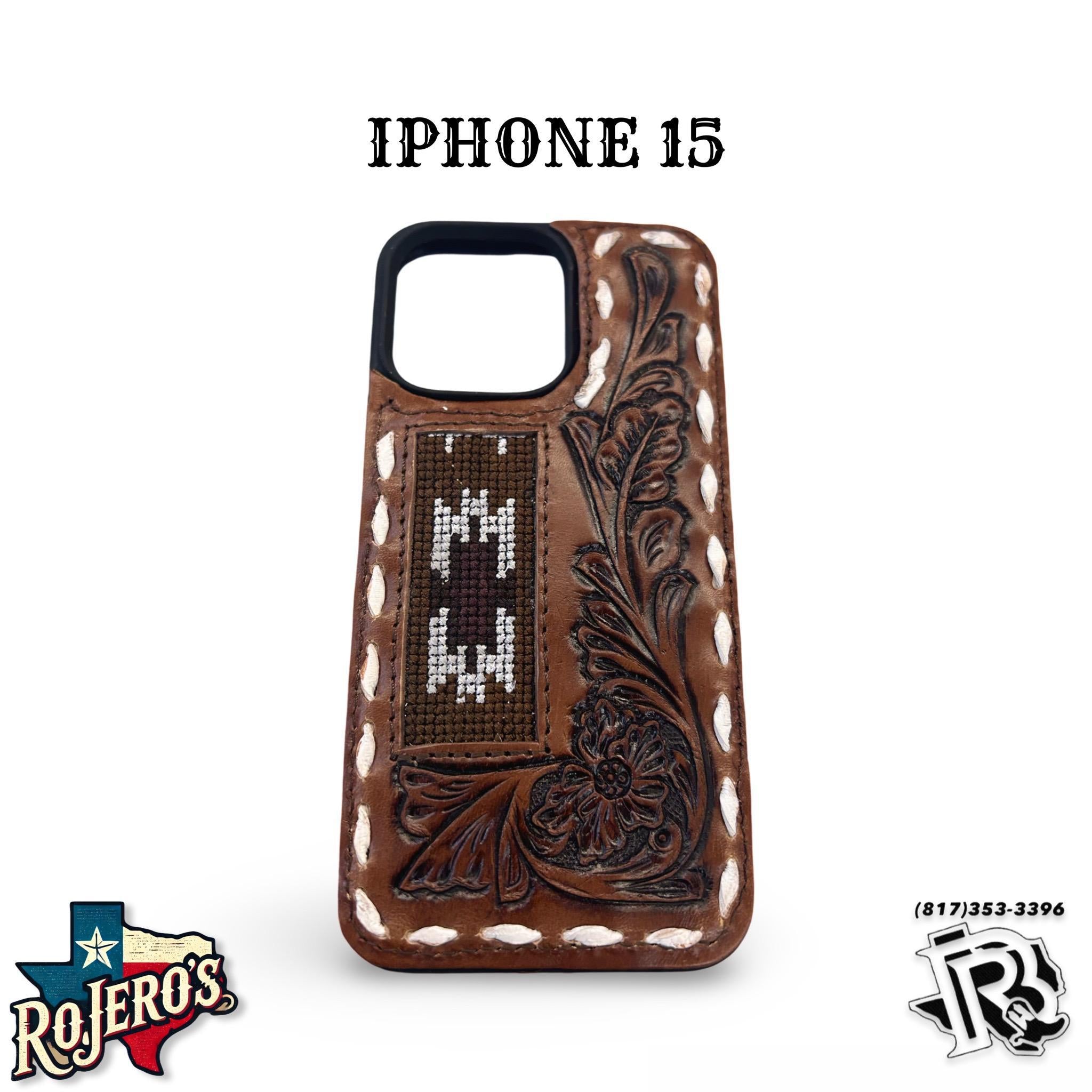 “ SIERRA “ | IPHONE 15 TOOLED LEATHER PHONE CASE