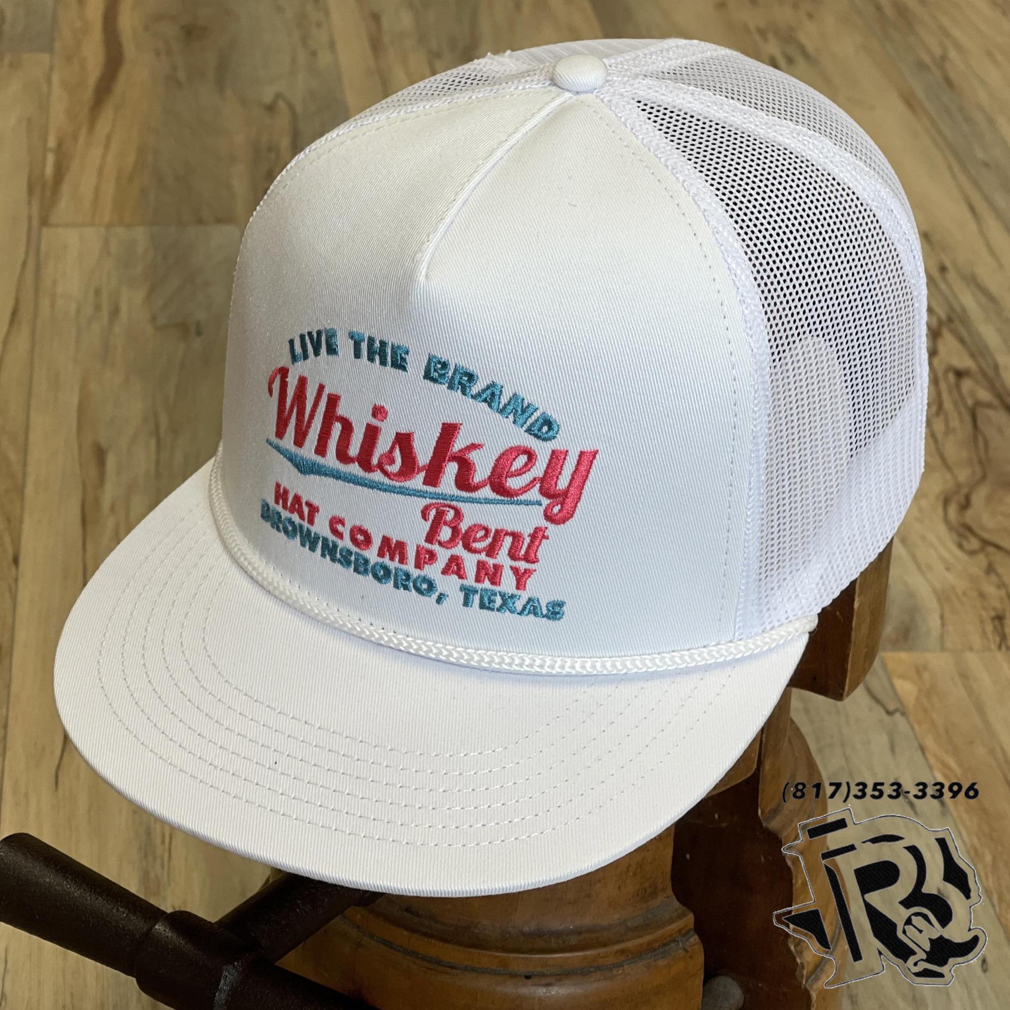 WHISKEY BENT CAPS |  CALI CAP WHITE WHITE