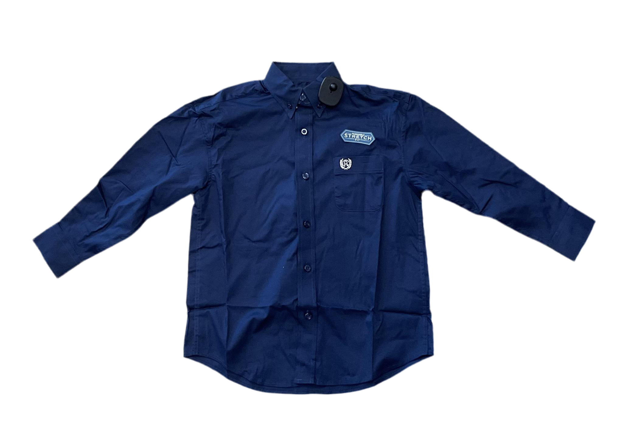 BOYS PANHANDLE LONG SLEEVE NAVY SHIRT | PBB2S05431