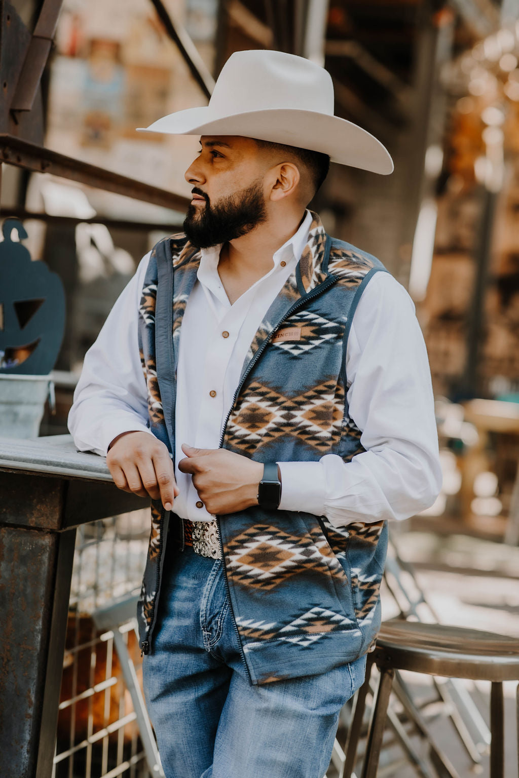 “ Alberto “ |  MEN'S POLAR FLEECE VEST BLUE  MWV1585003