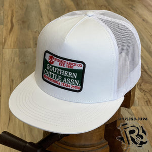 “ Icy White Cattle ASSN “ | WHISKEY BENT WHITE CAP