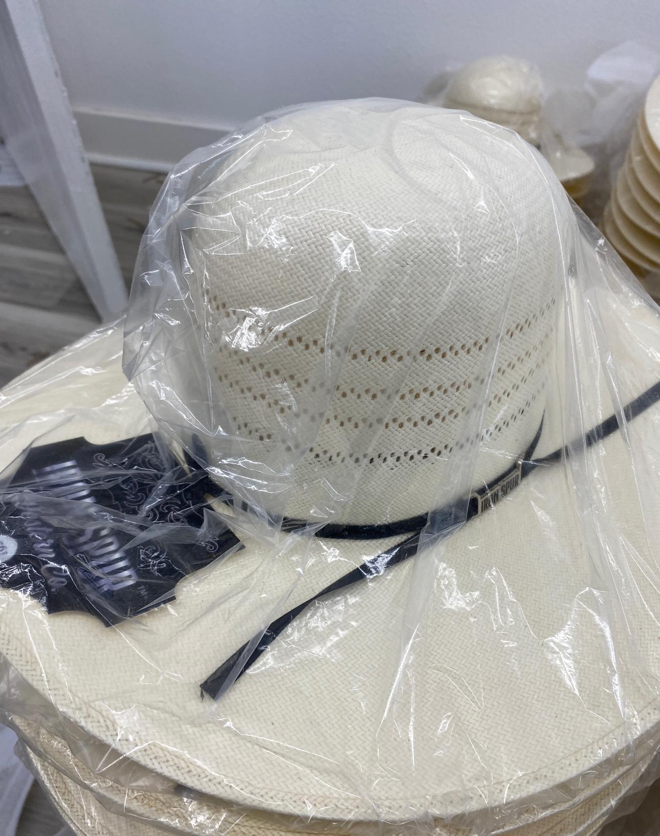 “ ROUND ROCK “ | IRON SPUR WESTERN STRAW HAT 4 1/4” #145