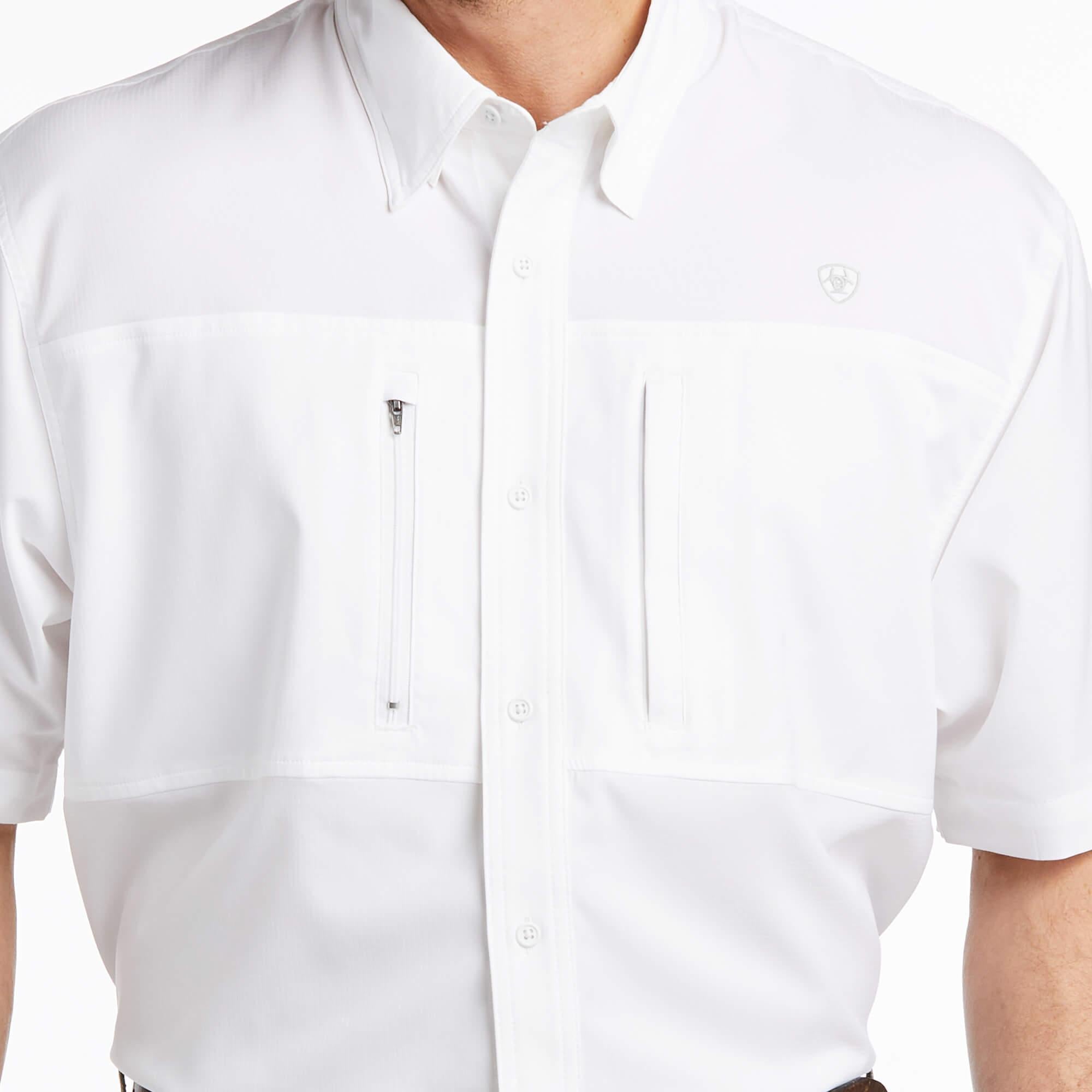 “ EZEKIEL “ | MEN'S ARIAT VENTTEK CLASSIC WHITE FIT SHIRT 10034962
