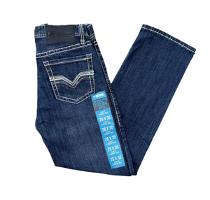 MEN’S ROCK & ROLL SLIM STRAIGHT BOOT  MEDIUM WASH JEANS | BM1RD06137