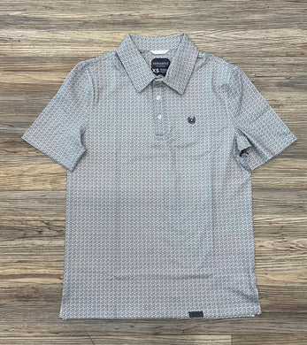 MENS PANHANDLE CHARCOAL KNIT POLO | TM51T03520
