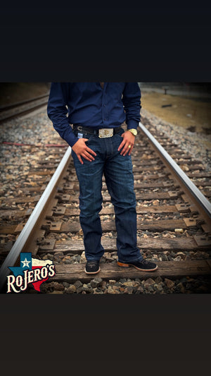 STRAIGHT LEG | CINCH MEN  JEANS DARK WASH  MB98034007 SILVER LABEL