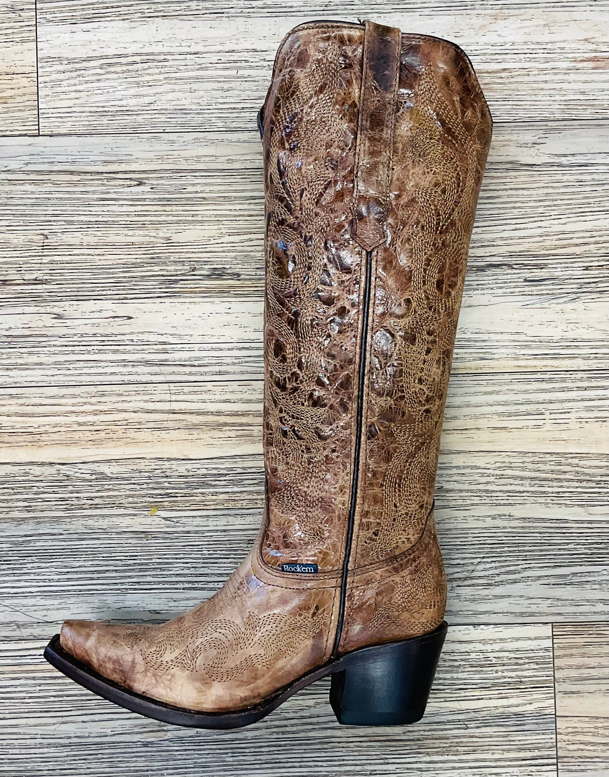 ‘’JENNY’’ WOMENS RUSTIC BOOTS