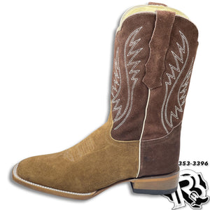 ROUGH OUT TAN  | MEN WESTERN SQUARE TOE BOOTS MOH349 MORELIA