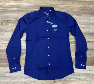 MEN’S ROYAL BLUE PLATINI WESTERN SHIRT |CPL9830