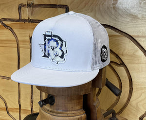 ‘’FERNNDO’’ |BR’S LOGO WHITE TRUCKER CAP