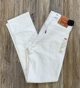 White levi jeans hotsell