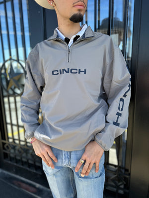 Cinch Men's Grey Windbreaker Jacket | MWJ1000009