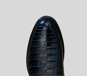 ‘’Robert’’ Mens Black Caiman Belly