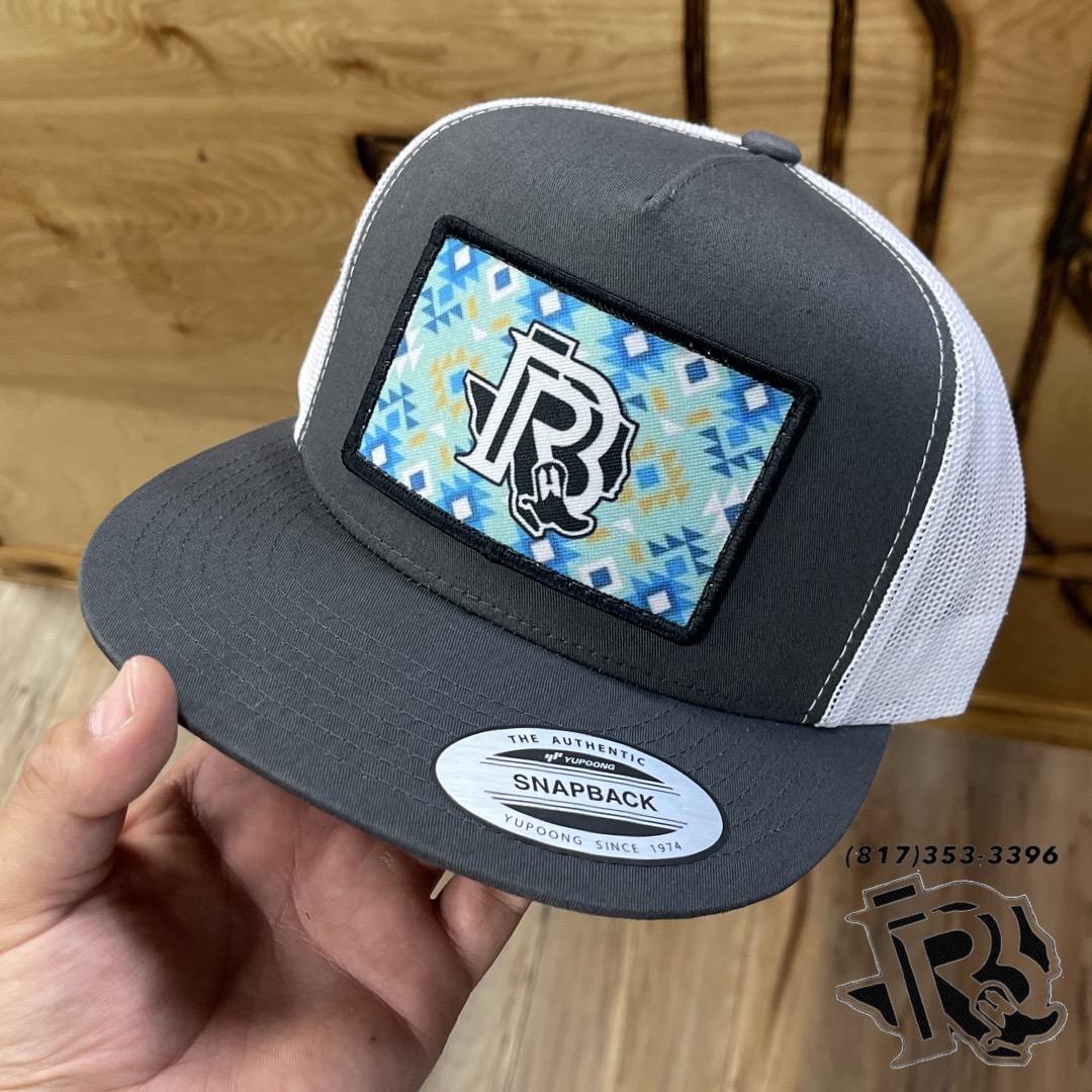 “ Alan “ | WESTERN CAP BY BR AZTEC CHARCOAL/WHITE
