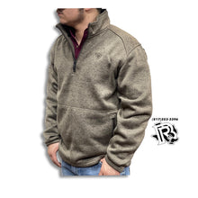 Load image into Gallery viewer, “ Theo “ | ARIAT MEN PULL OVER SWEATER LIGHT BROWN 10027986