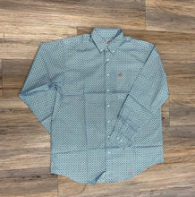 Load image into Gallery viewer, ‘’ROBERT’’ MENS TURQOISE WESTERN SHIRT