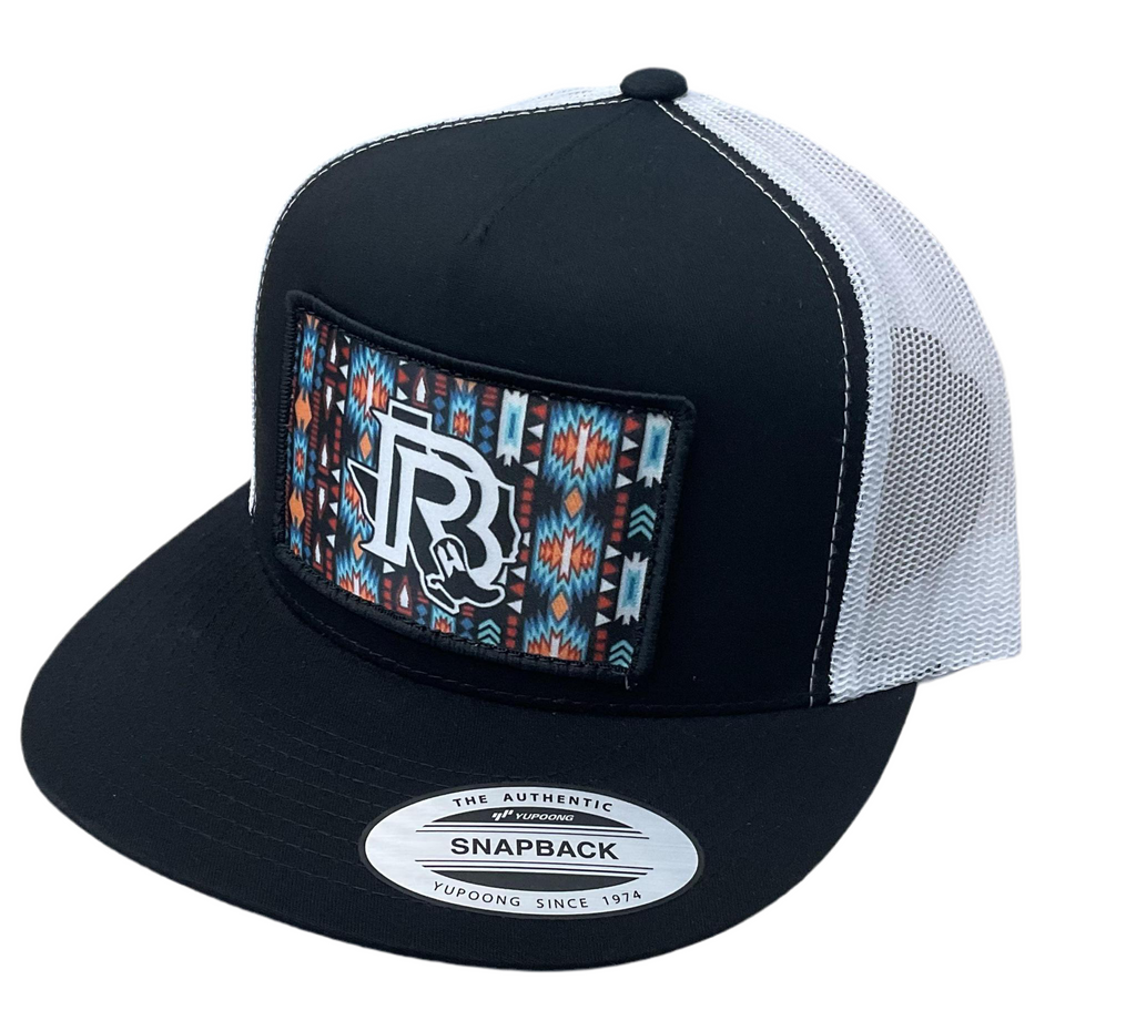 “ Gustavo “ | WESTERN AZTEC CAPS BY BR BLACK/WHITE