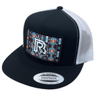 “ Gustavo “ | WESTERN AZTEC CAPS BY BR BLACK/WHITE