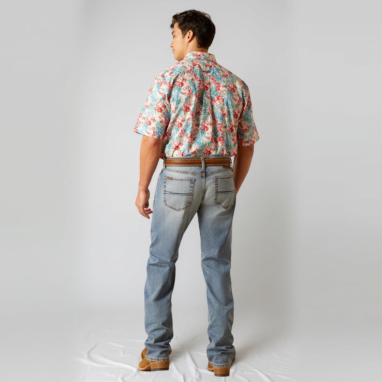 Ariat Men's Light Wash M7  Slim Fit Straight Leg Jeans | 10051602 M7