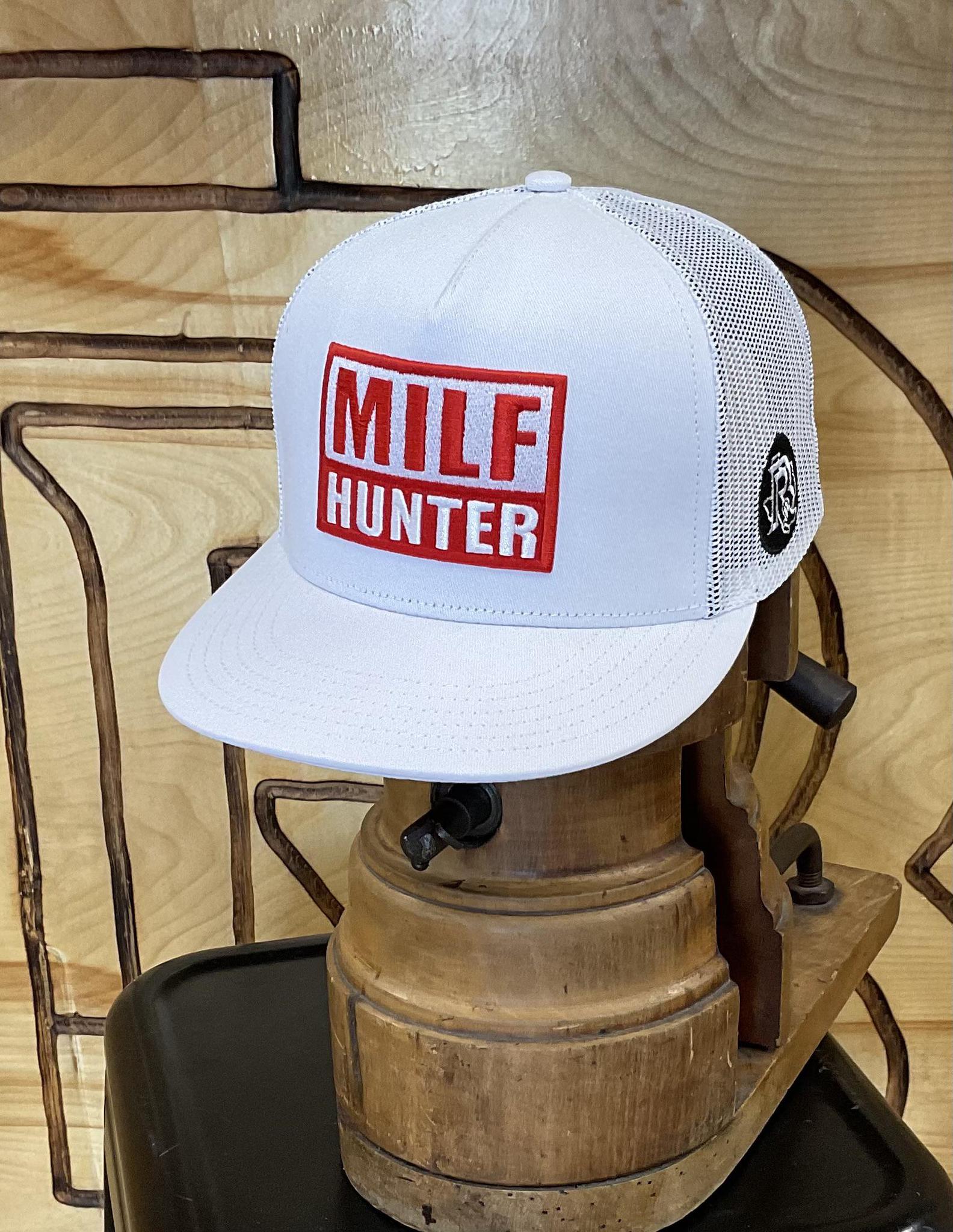 ‘’TEMO’’ |MILF HUNTER WHITE TRUCKER CAP