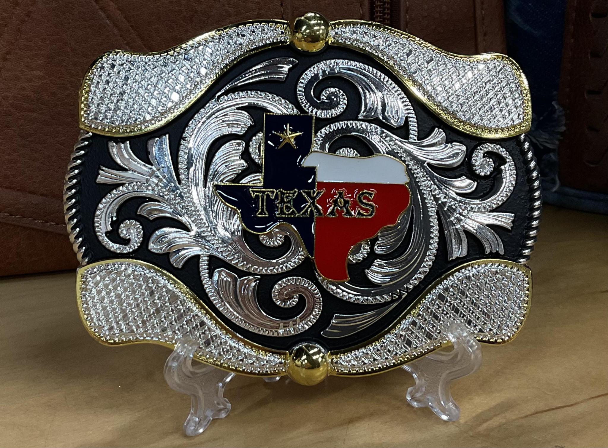 ‘JASON’ TEXAS BELT BUCKLE