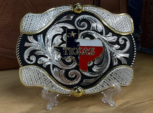 ‘JASON’ TEXAS BELT BUCKLE