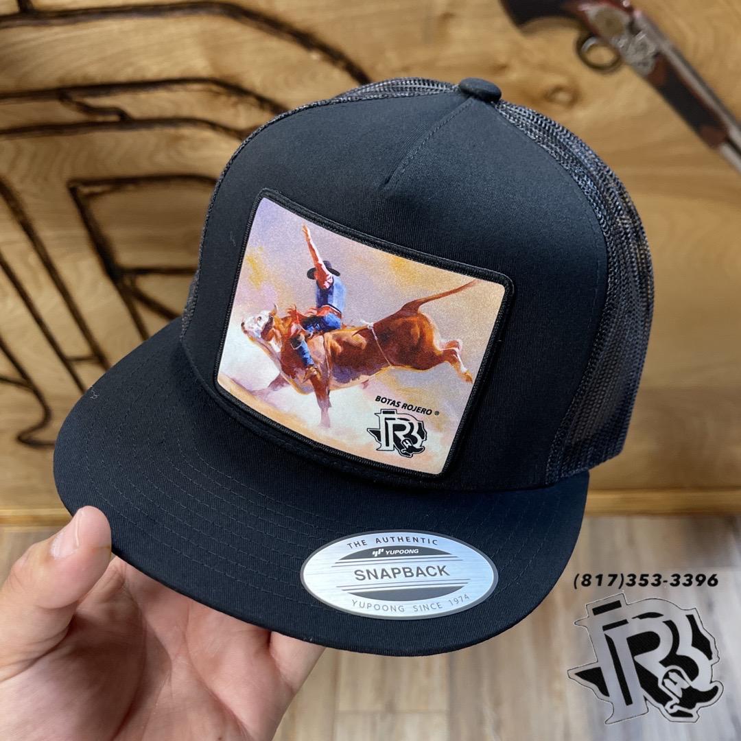 “ BUCKING BULL “ | BR CAPS BLACK/BLACK