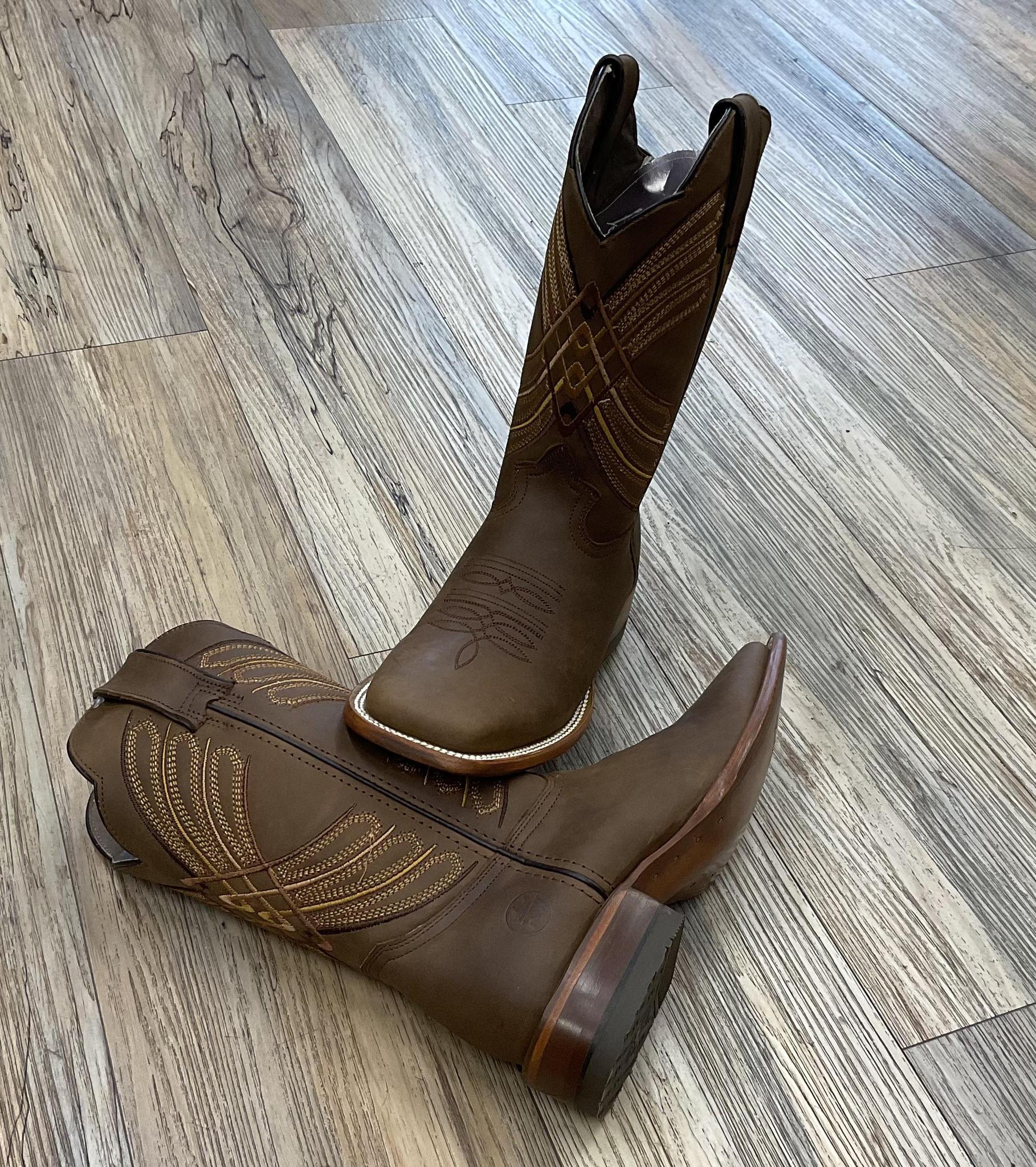 ‘’ADAM’’ MENS CRAZY THANG CHOCOLATE BOOTS