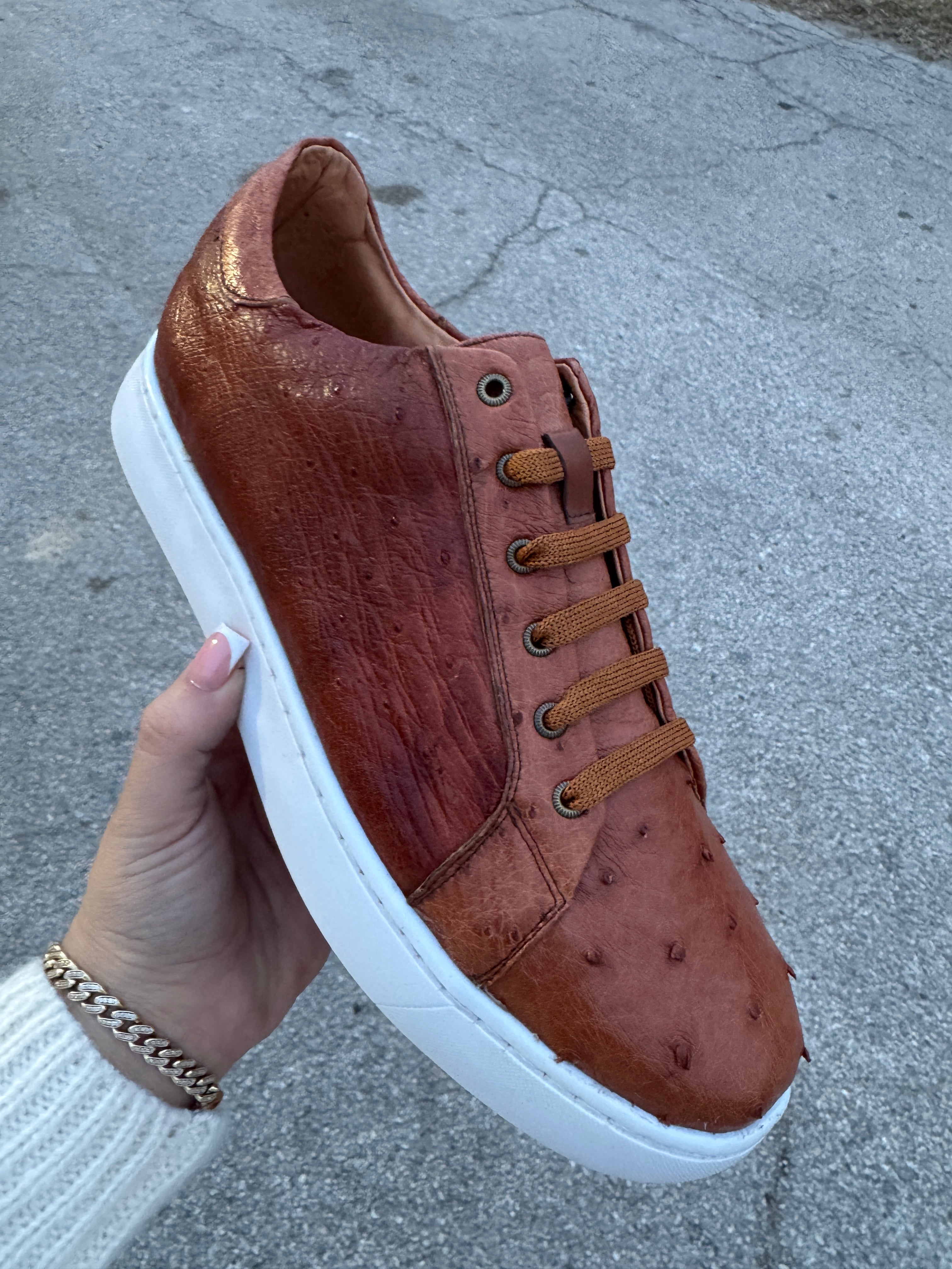 BELICO ORIGINAL OSTICH COGNAC