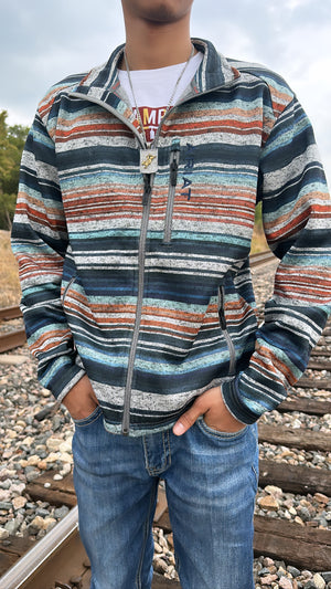 Men's Caldwell Full Zip Sweater, Jetty Gray Heather - 10046716